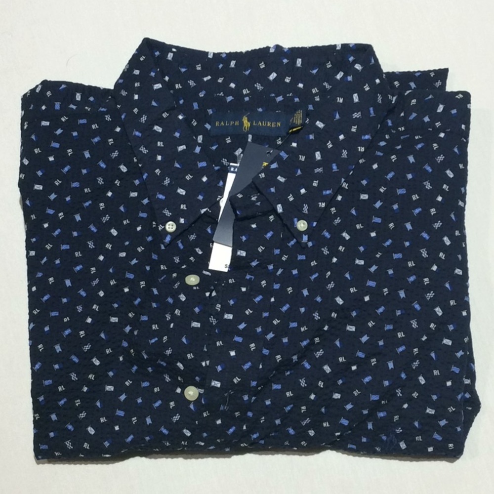 Ralph Lauren Men’s Short Sleeve Shirt Size 4XB 4TG